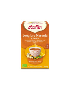 Yogi Tea Jengibre, naranja y vainilla 17 filtros BIO